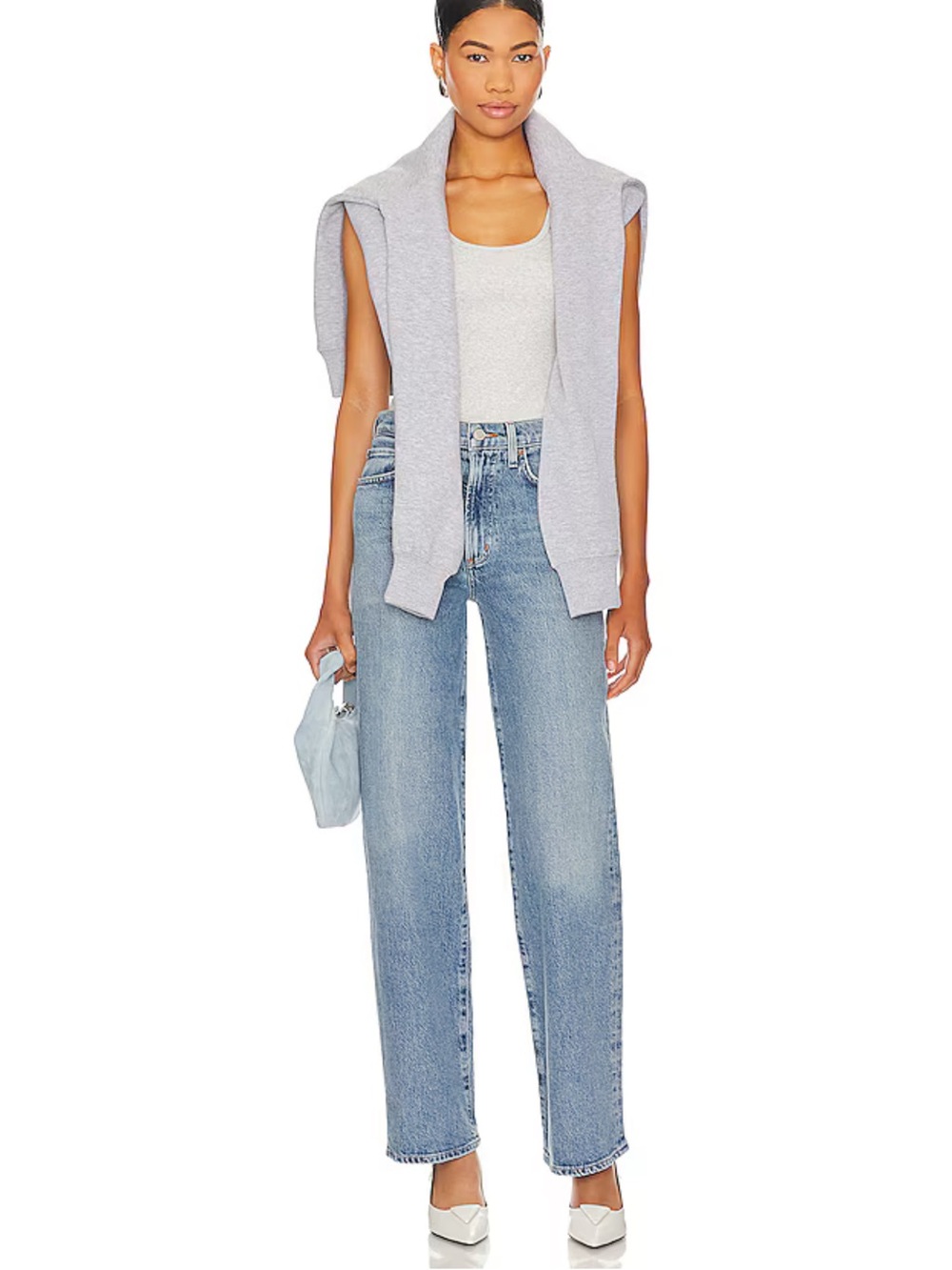 AGOLDE NWOT Harper Mid Rise Relaxed Straight Jeans Size 27